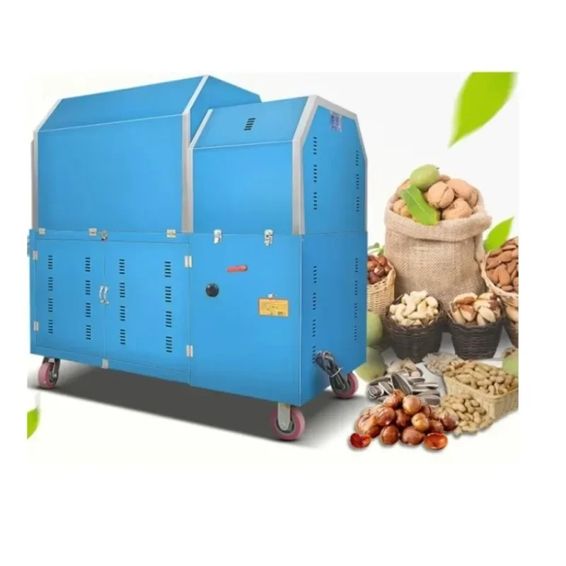 

Hot Sale Sunflower Seeds Almonds Roasting Roaster Roasted Peanut Red Peeling Machine