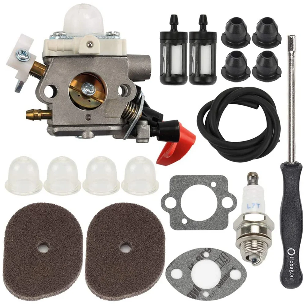 

C1M-S267A FS56RC Carburetor Kit for Stihl FS40 FS50 FS56 FS70 FC56 FC70 HT56 KN56 KM56 Trimmer