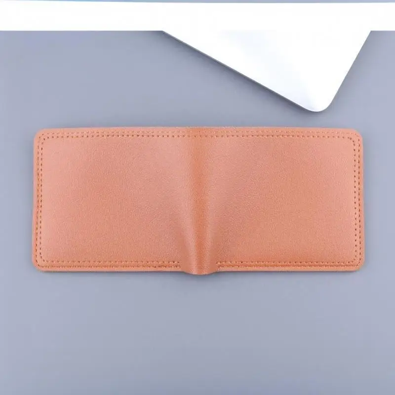 Minimalistische Herren-Geldbörse aus PU-Leder, Schwarz-Kaffee, große Kapazität, mehrere Fächer, zweifach faltbar, Ausweiskartenhalter, für Männer und Frauen – Detail 22