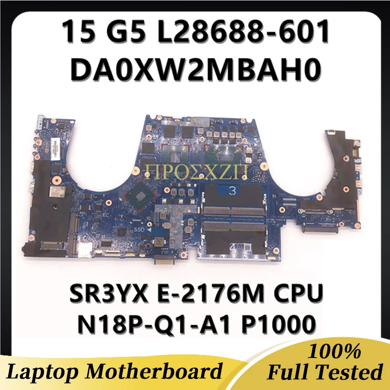 

L28688-001 L28688-501 L28688-601 Mainboard For HP ZBOOK 15 G5 Laptop Motherboard DA0XW2MBAH0 With E-2176M CPU P1000 100% Tested