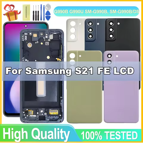 S21 FE TFT Quality Screen For Samsung S21FE 5G LCD G990B G990U G990W Display Touch Screen Digitizer Assembly Replacement