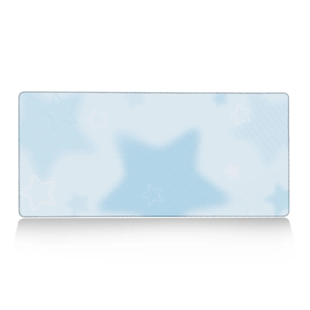 Nowa Podkładka Pod Mysz Bule Pink Star Duża Podkładka Pod Klawiaturę Gamingową PC Rozszerzona XXL 40X90CM Akcesoria Kawaii Prosty Styl Uroczy Wystrój Biurka — zdjęcie produktu 7