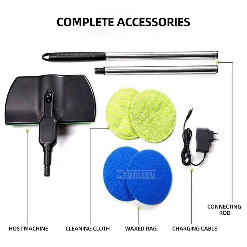 2025 새로운 휴대용 무선 Myjka Parowa 전기 로터리 걸레 청소 기계 다기능 전기 회전 폴리 셔 걸레