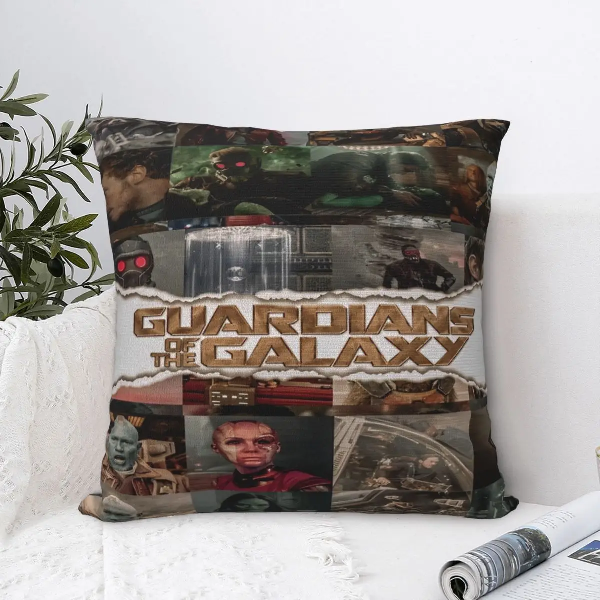 Cartoon Guardians Of The Galaxy Pillowcases Cute Print Home Sofa Throw Pillowcovers Birthday Gift for Kids