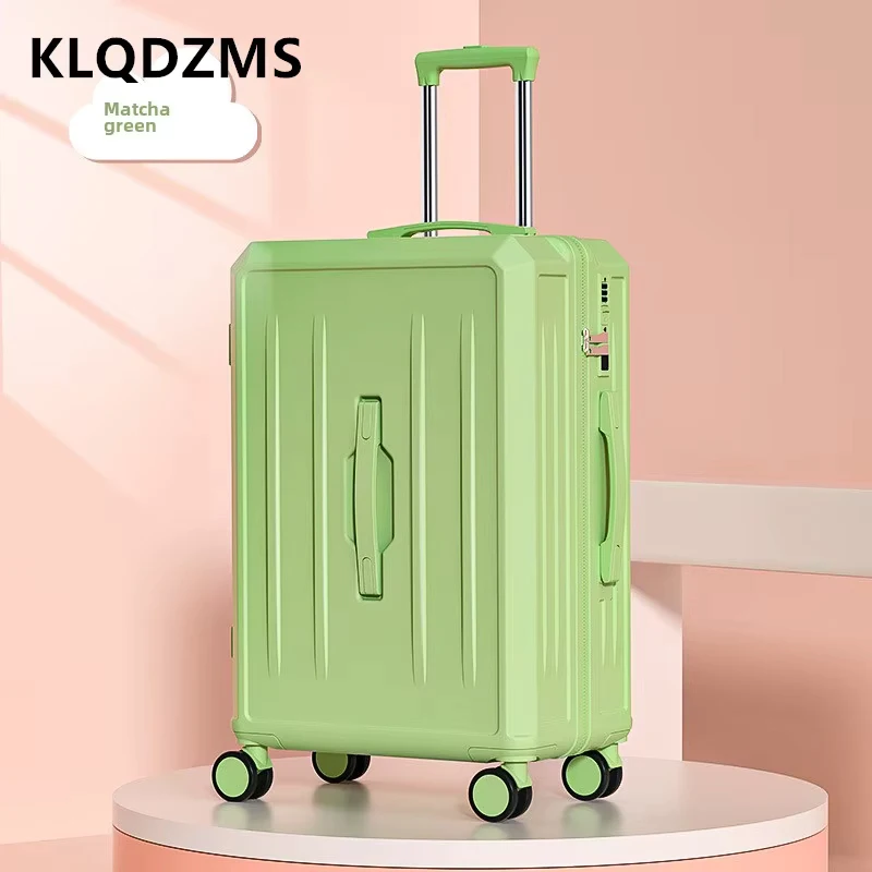 KLQDZMS equipaje de viaje de mano maleta de embarque multifuncional de 20 pulgadas 22 "24" 26 "28 pulgadas maleta de cabina con cubierta de carrito de gran capacidad