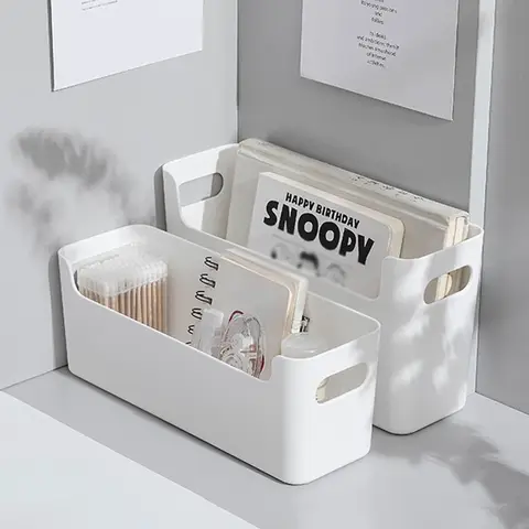Flexible Storage Box for Data Cables Office Supplies Wall Mount Desktop Placement Office Bedroom Organization Containers