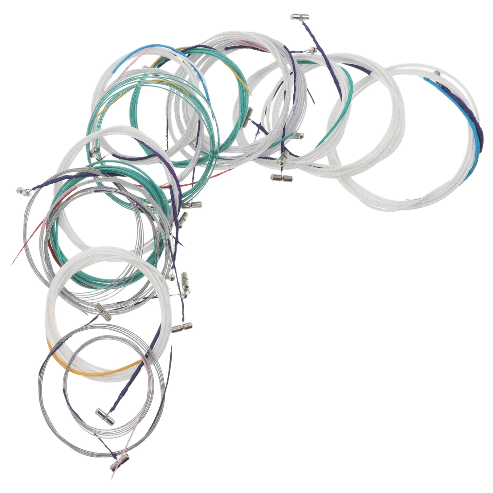 

21Pcs Guzheng Strings Chinese Instrument Replacement 163cm Practice Zither Beginner Musical Parts String Line