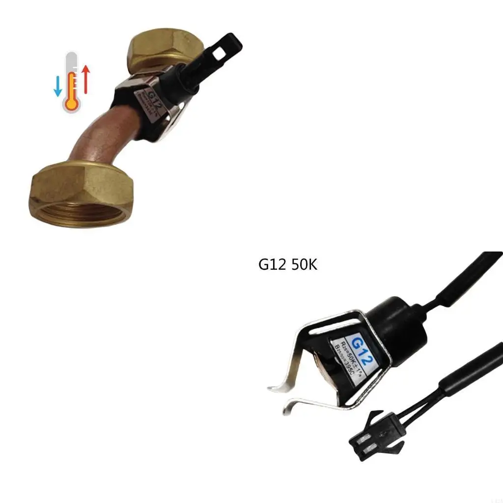 L43A 10K 50K G12 G18 Wall Mounted Tube Clamp Type NTC Temperature Probe for Head High Accuracy
