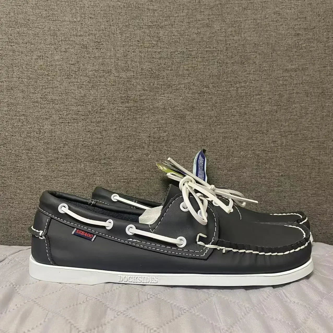 Sebago Herren Designer Schuhe Mรคnner Echtes Leder Docksides Klassische Bootsschuhe Fรผr Homme Femme X820
