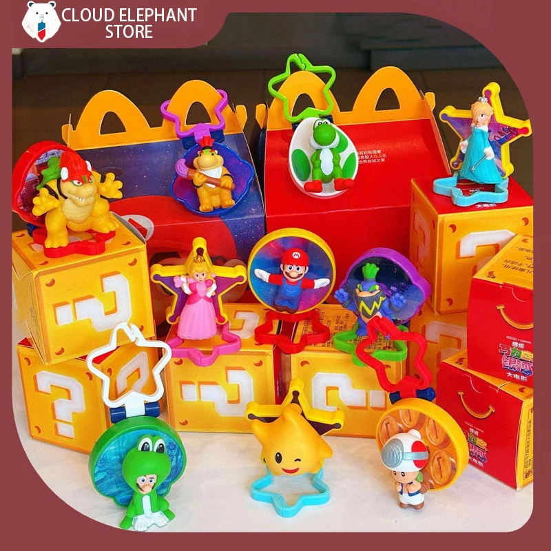 2026 McDonald's Último Estilo Happy Meal: Figura Colgante de Super Mario Bros, Estatuilla Coleccionable de Yoshi y Rosalina, Muñeco de Adorno, Regalos