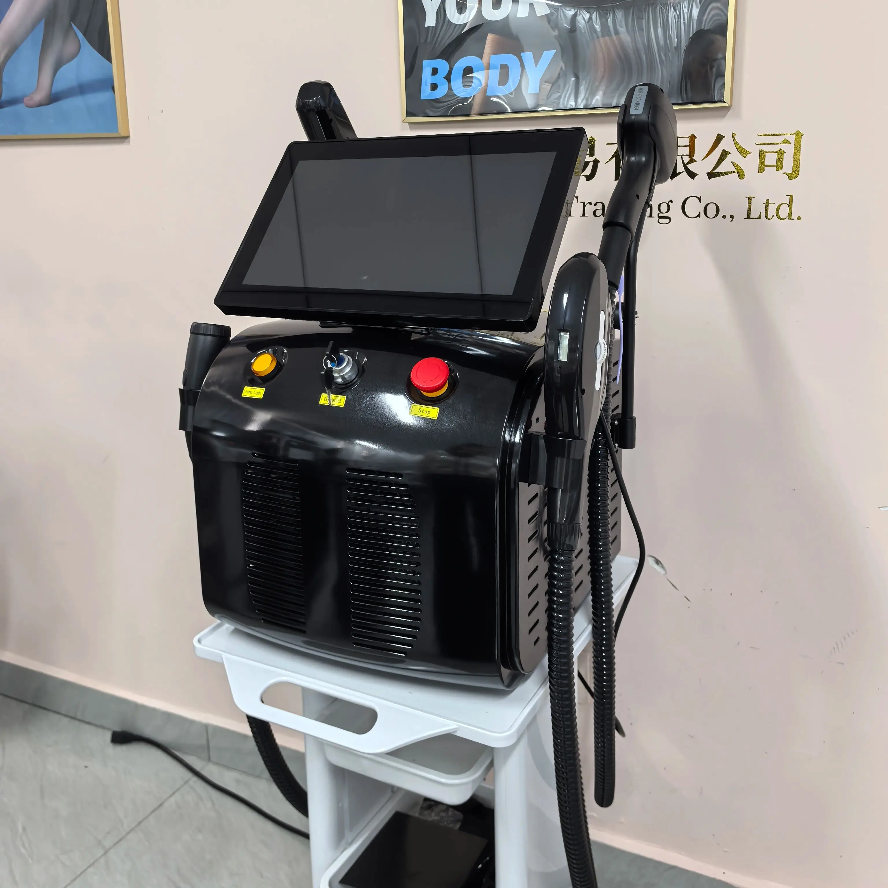 Soprano 4 in 1 Diode  Hair Removal Device  Picosecond Tattoo Removal 4-Wavelength 755/808/940/1064nm 5000W