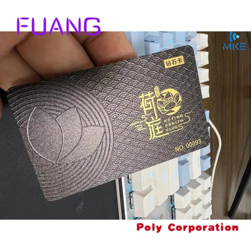 Números gravados plásticos, cartões do PVC