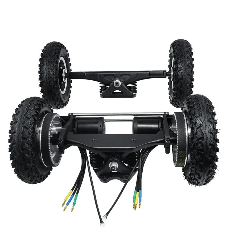High Quality Mountain Board / Off Road Board Truck Kit with BLDC Motor 6374 8'' Offroad Wheels