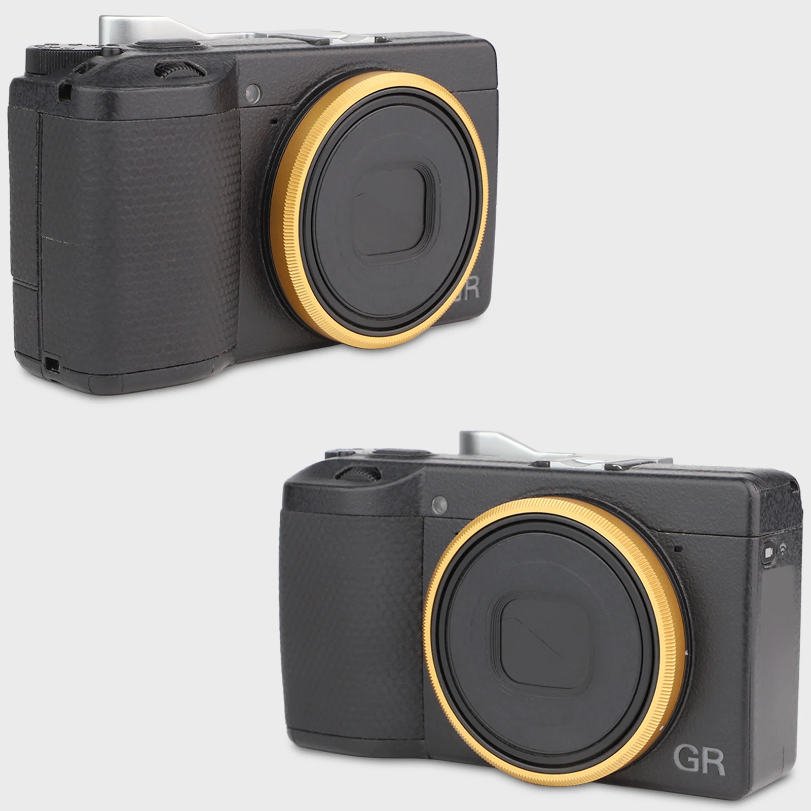 Haoge – bague de décoration en métal doré RRC-GR3Xk, pour caméra RICOH GR3X/GRIIIX, remplace GN-2