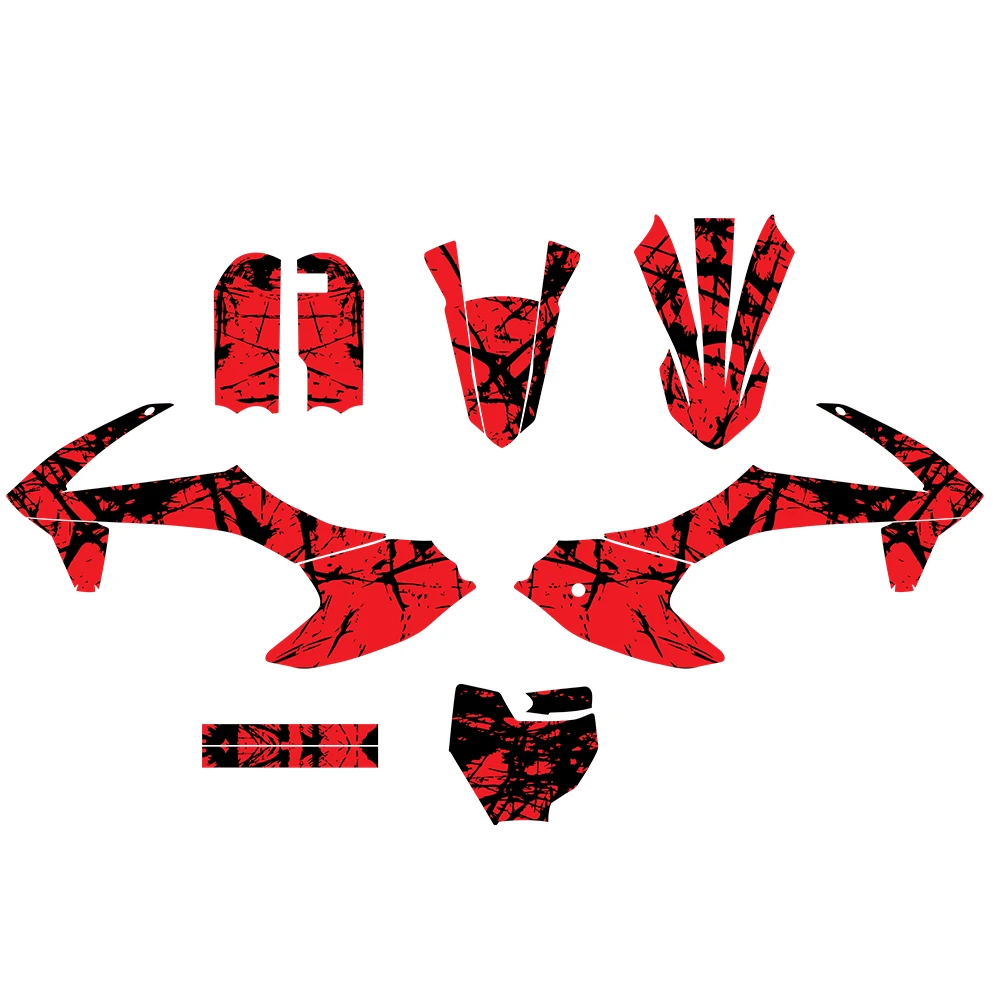 Fit For SX50 SX 50 2016 2017 2018 2019 2020 2021 2022 2023 Full Graphics Decals Stickers Motorcycle Background Custom Number