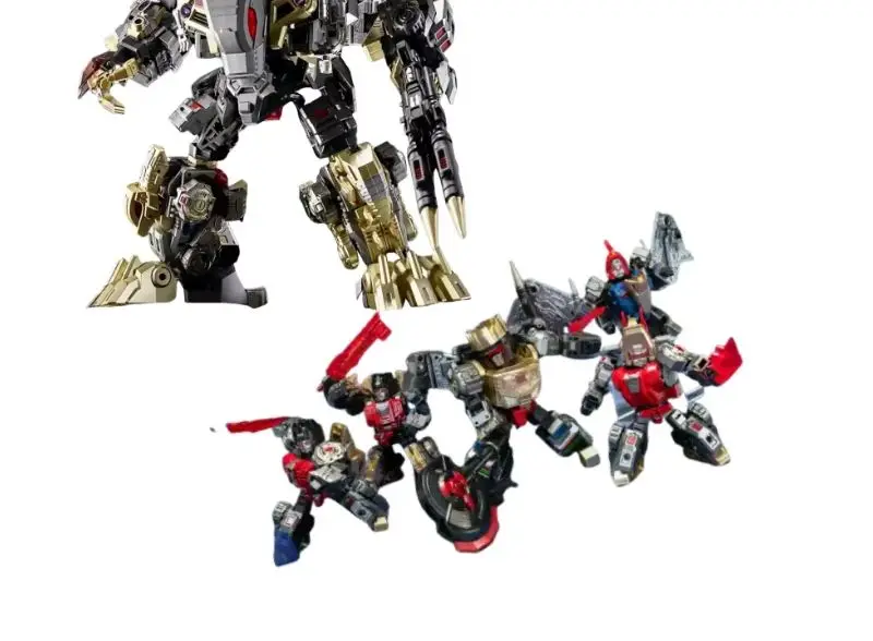 

In Stock Transformation Toy New JGM-SKP02 Predaking Steel Party Combined Model Deformable Articulated Robot Fans Collection Gift