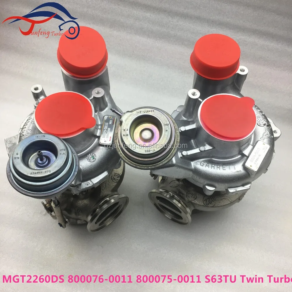 Twin Turbos MGT2260DSL 800075-0011 800076-0011 S63 Turbocharger for BMW M5 M6 F10 F12 4.4L V8 Cylinders Engine