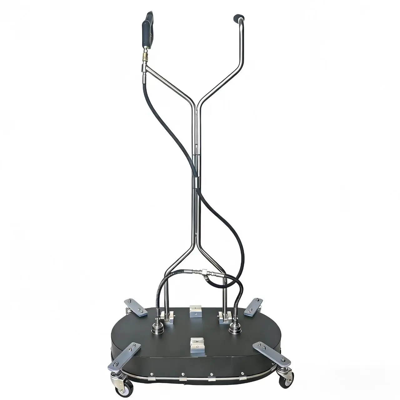 

31" Mini Mondo High Pressure Water Sidewalk Cleaner Dual Stainless Steel Swivel Dual Trigger Surface Cleaner