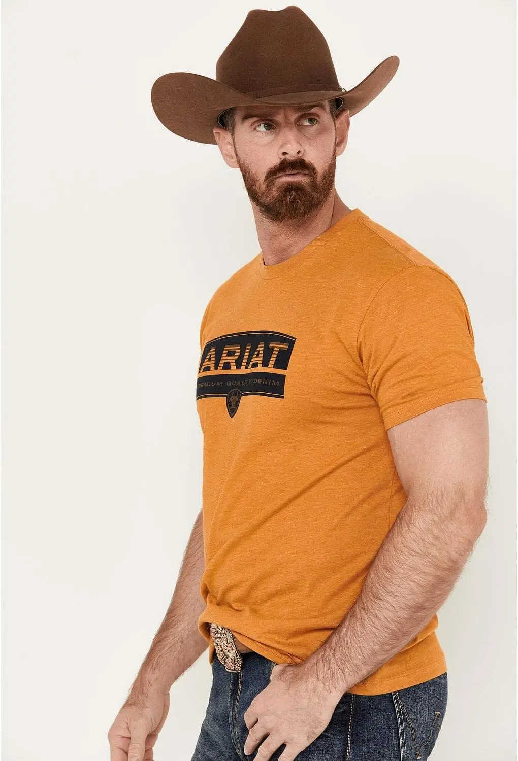 Ariat Male Ariat Shadows T-Shirt Buckhorn Heather Medium