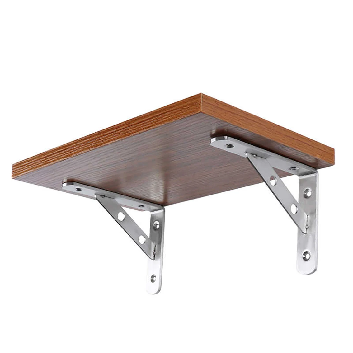 4/6/8/10/12 Inch Thickened L‑Shape Triangle Shelf Bracket Stainless‑Steel Wall‑Mounted Corner Brace