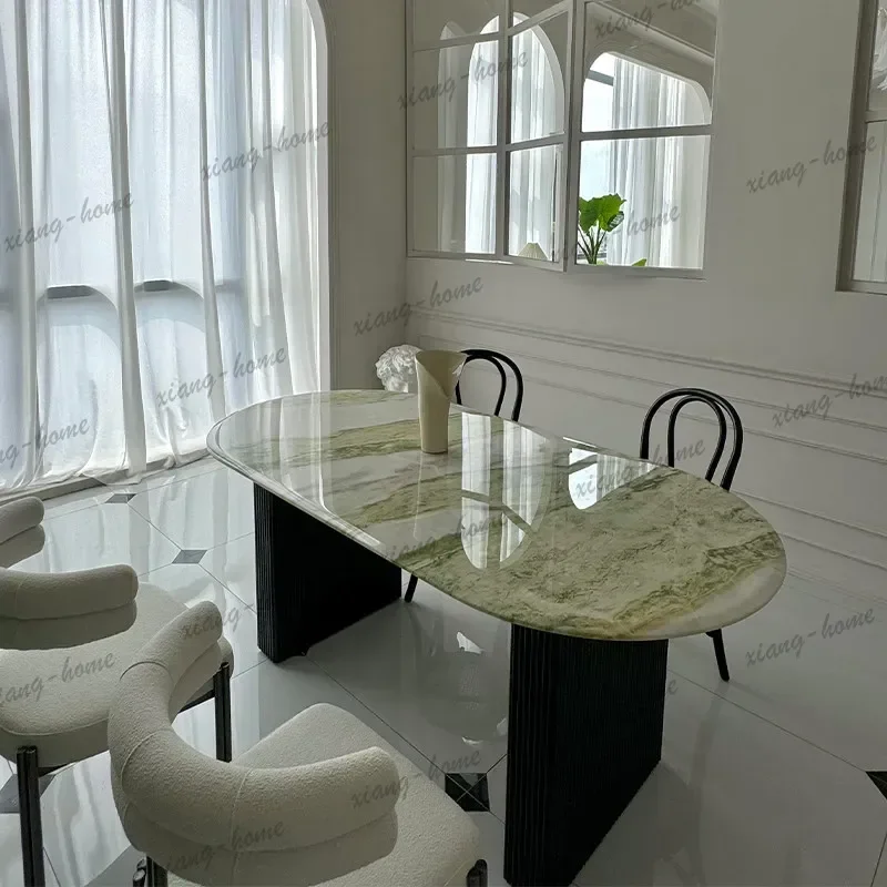 PG Lounge Marble Dining Table Salon Lounge Restaurant Designer Corner Modern Dining Table Luxury Corner Muebles Home Furniture