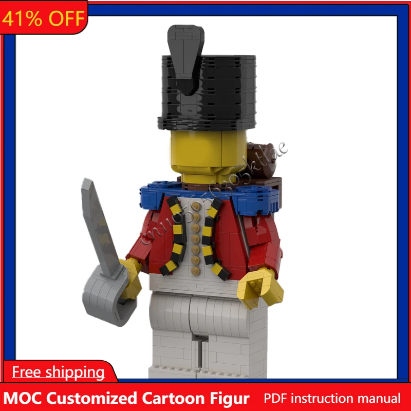 

1031 PCS MOC Customize Famous Up Scaled Soldier Minifigure Model DIY Creative Education Birthday Cartoon Anim Figures Toys Gifts