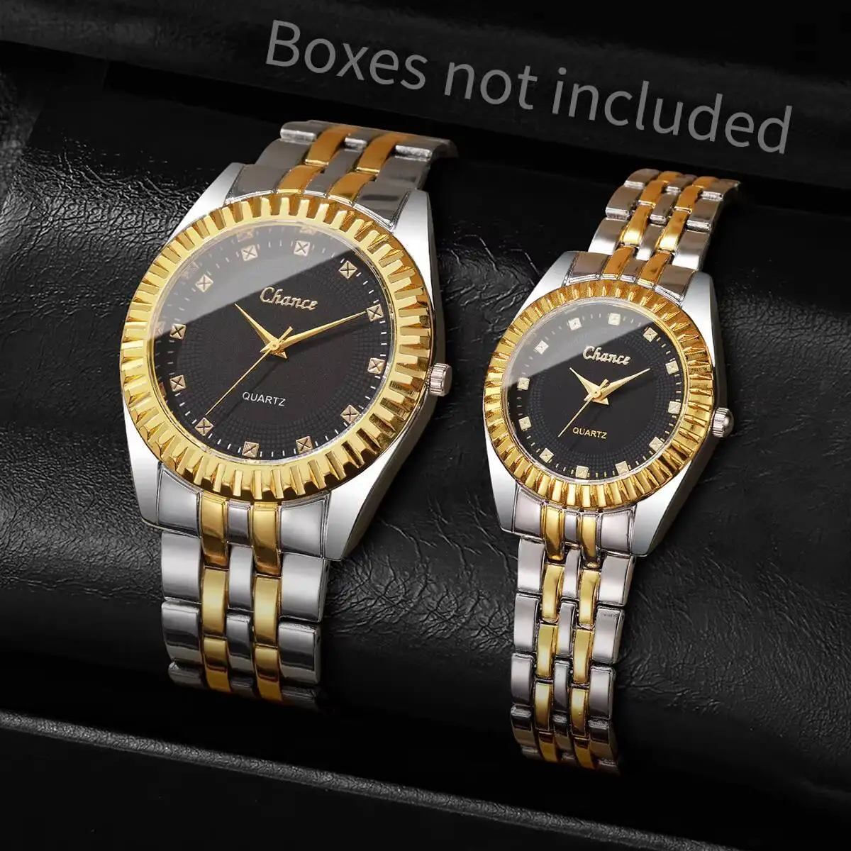 1/2PCS Fashion Couple Watches Luxury Men Business Watches Women Quartz Wristwatch（Without Box）