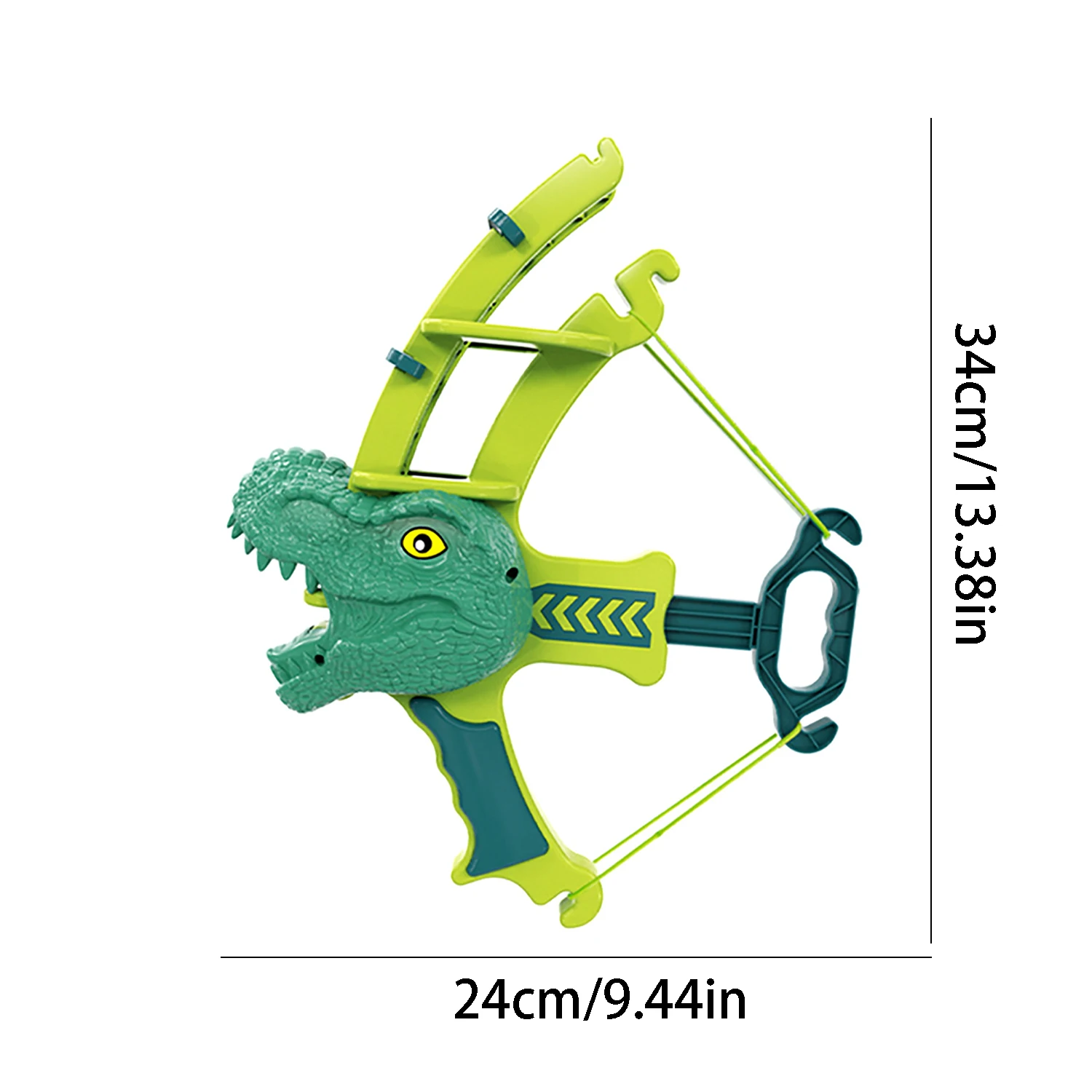 Catapulta de dinosaurio de dibujos animados, bola pegajosa, arco y flecha, juguete interactivo para lanzar dardos para interiores y exteriores para padres e hijos