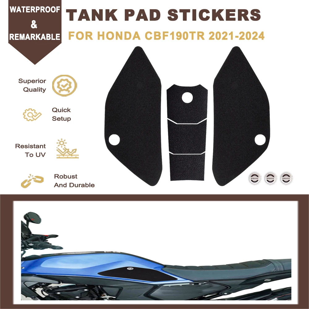 

Motorcycle Stickers Tank Pad Side Fuel Tank Decals Knee Grip Protective Cover Guard For Honda CBF190TR CBF 190TR 2021-2023 2024