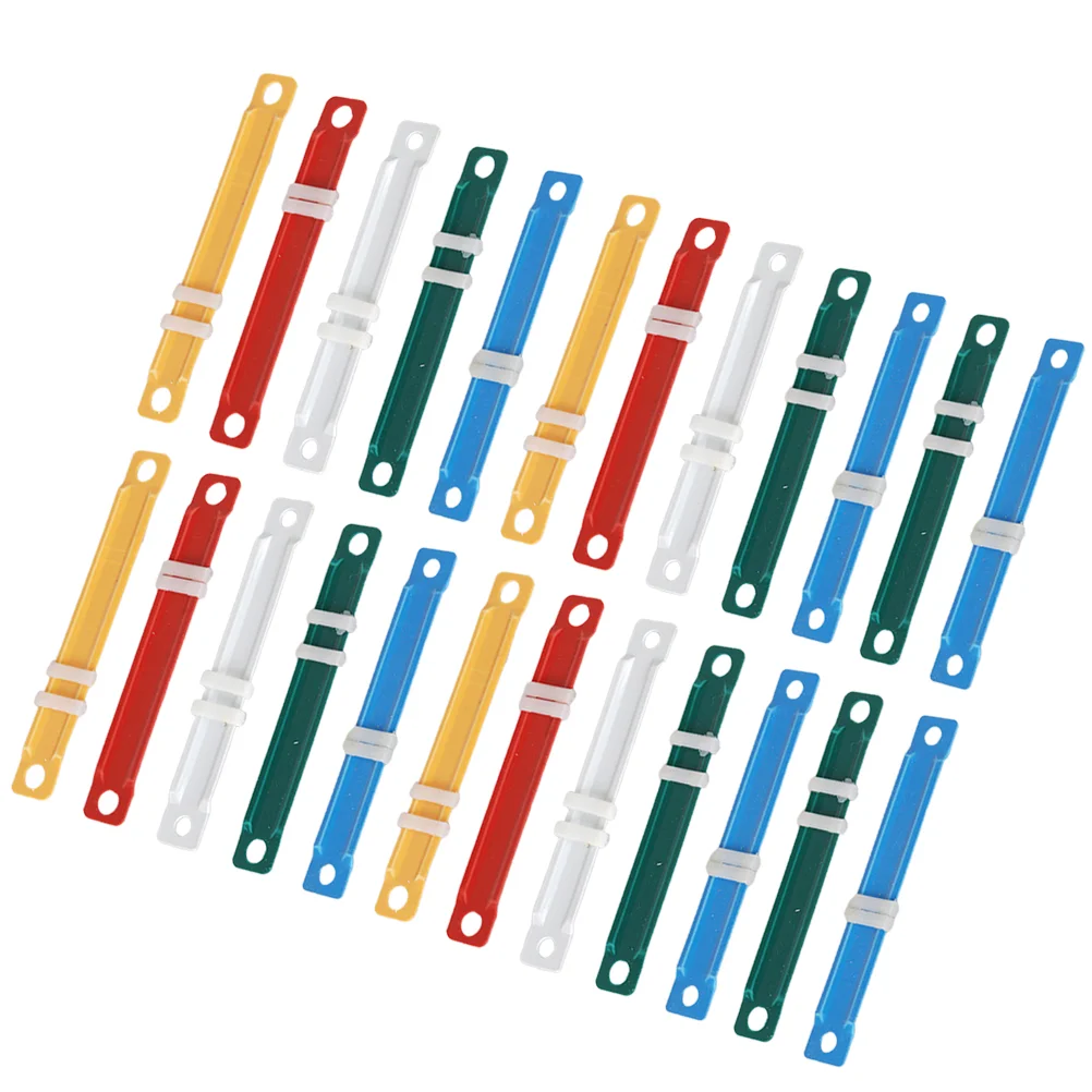 100pcs Plastic Binding Clips Loose leaf Paper Fasteners File Folders Notebook Office Stationery Storage Supplies