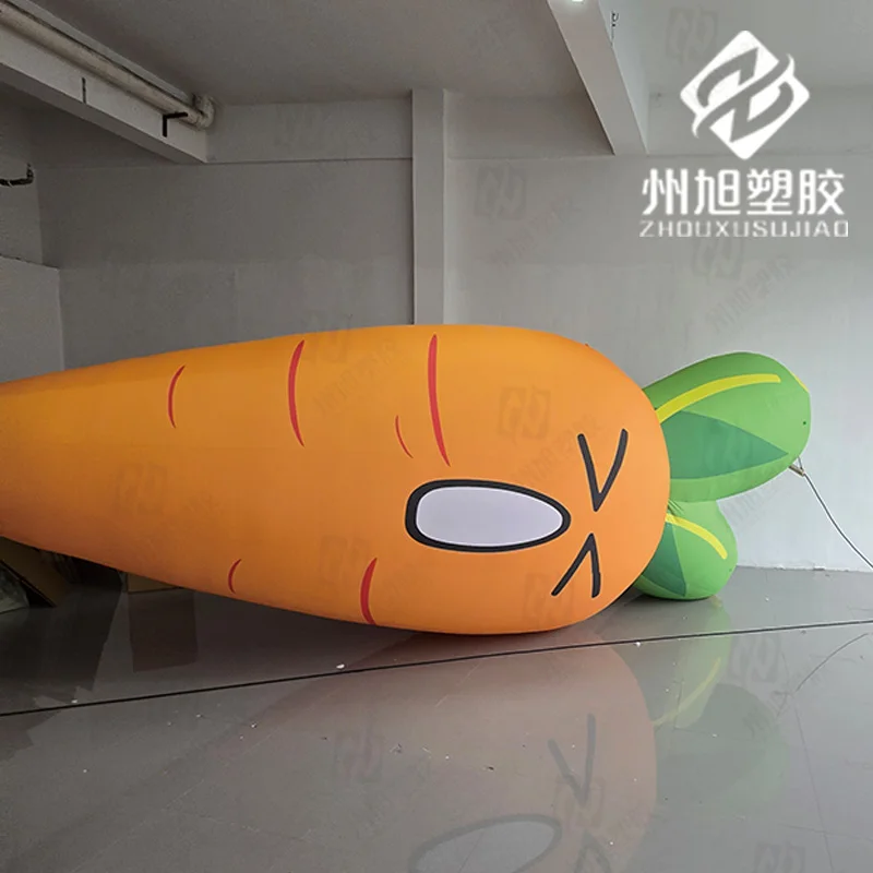 Inflatable carrot air mold carrot mascot fake shopping mall square festival art exhibition advertising props