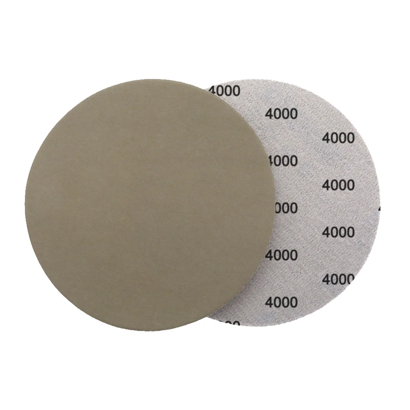 25 Pieces Sandpaper Grinding Disc With Interface Pad, For Random Track Sander, Automobile, Wood Polishing And Sanding