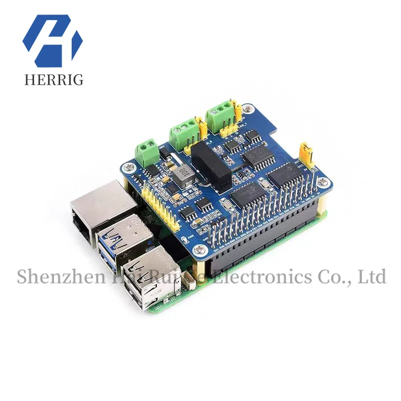 MicroSnow Raspberry Pi 2-Channel CAN Bus Interface Expansion Board with Power/Digital Isolation HAT, Stackable