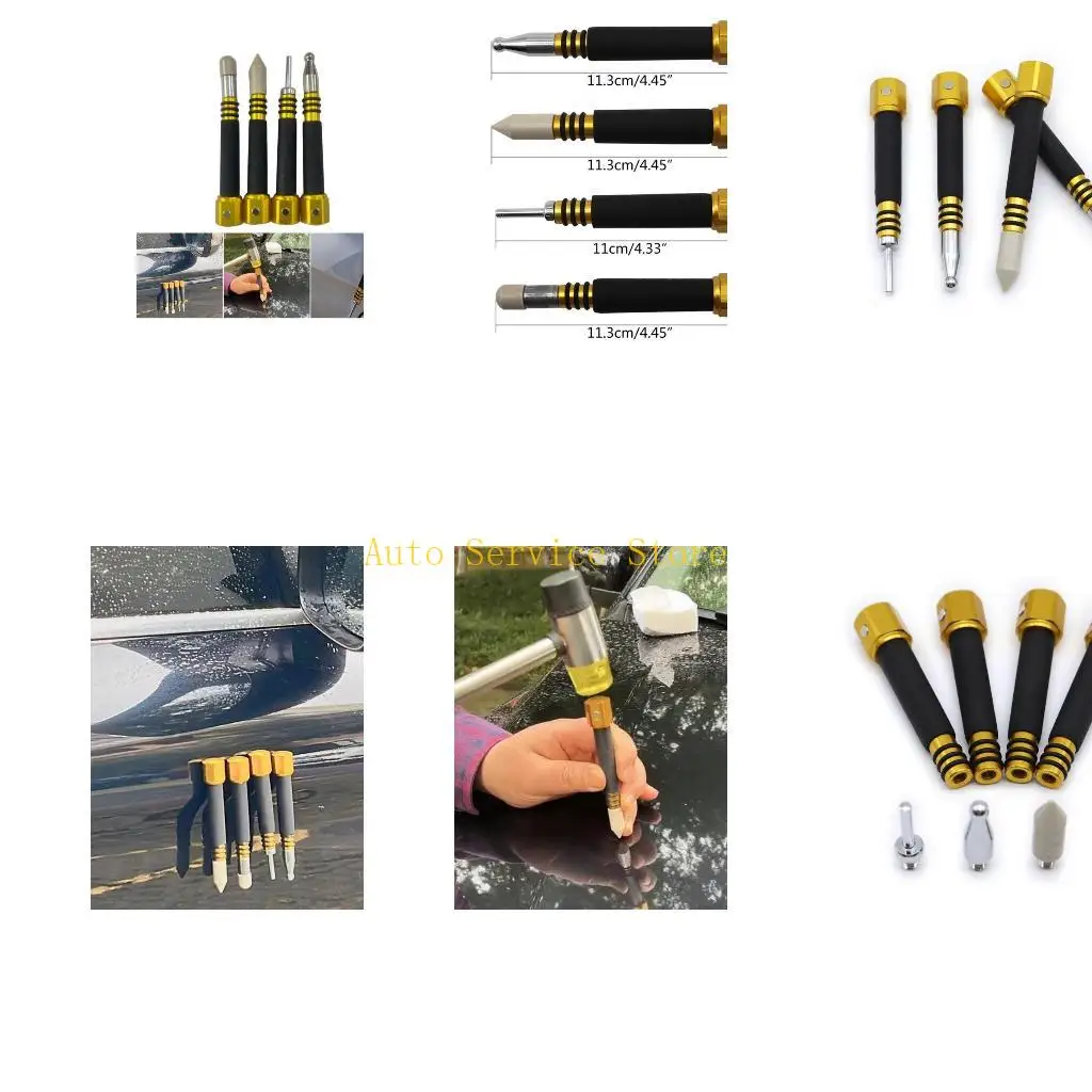 

462A Dent Repair Leveling Magnet Pen Car Body Dent Removal Tools Knockdowns Tips Tool Metal Dent Tap Down Hand Tool