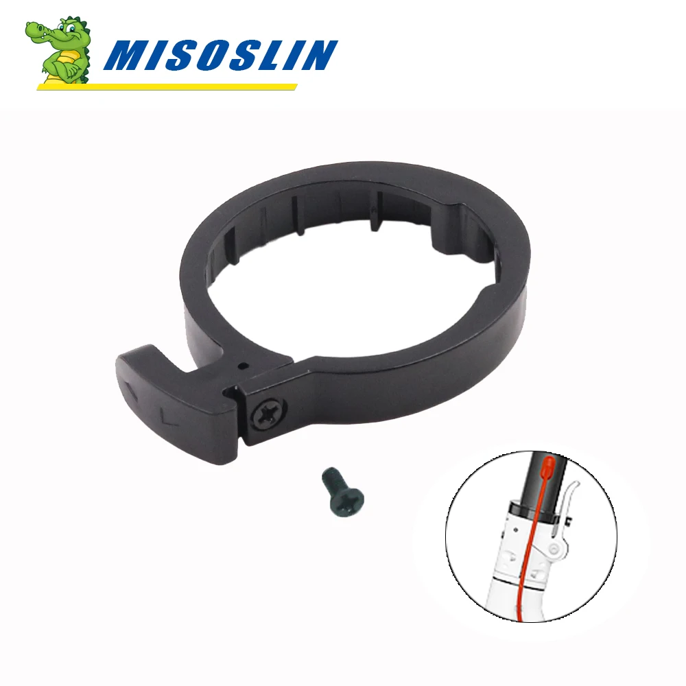 E-Scooter Front Tube Stem Folding Pack Insurance Circle Clasped Guard Ring for Xiaomi Mijia M365 Pro 1S Scooter Replacement Part