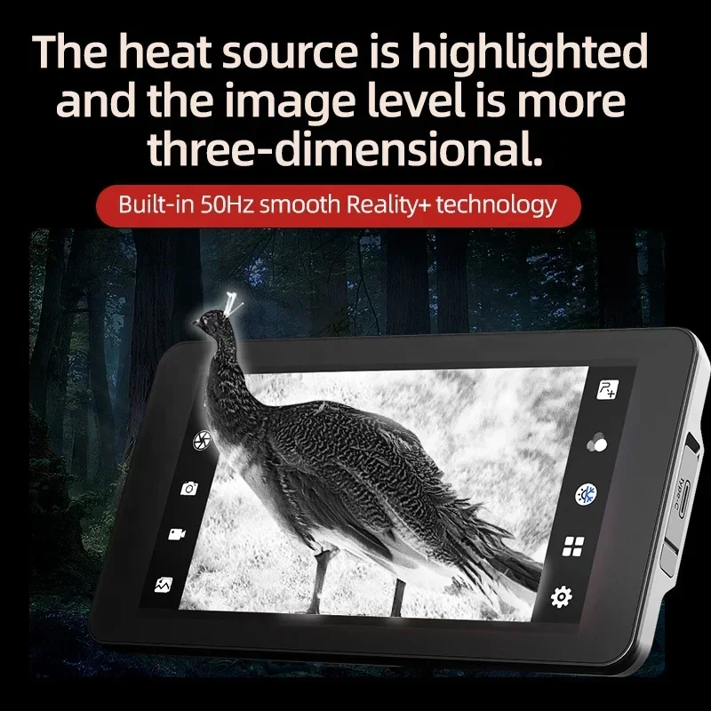 赤外線サーマルイメージャーカメラ 解像度256x192 50Hz NETD 25mK未満 ジャングル/プレーン/バードウォッチング用サーマルイメージング