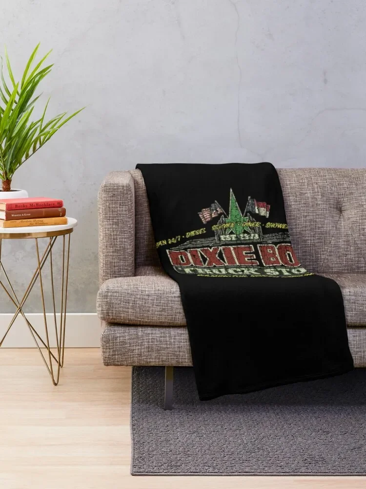 Dixie Boy Truck Stop T-Shirt Throw Blanket For Decorative Sofa Decorative Sofa Luxury Thicken Blankets