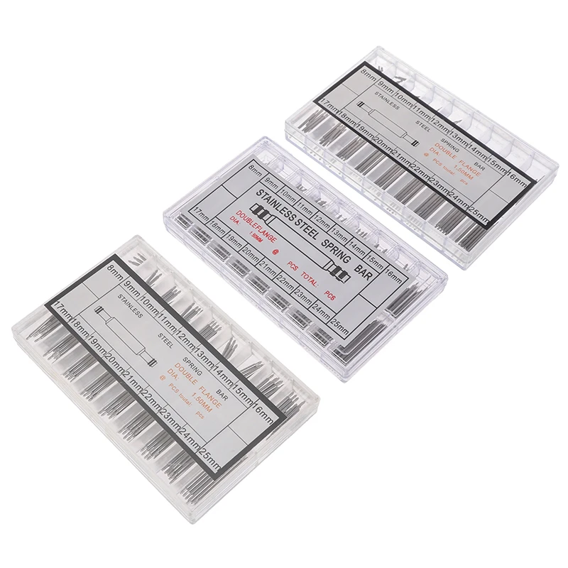 New·1Box Professional Stainless Steel Watch Band Strap Spring Bar Set For Replacement