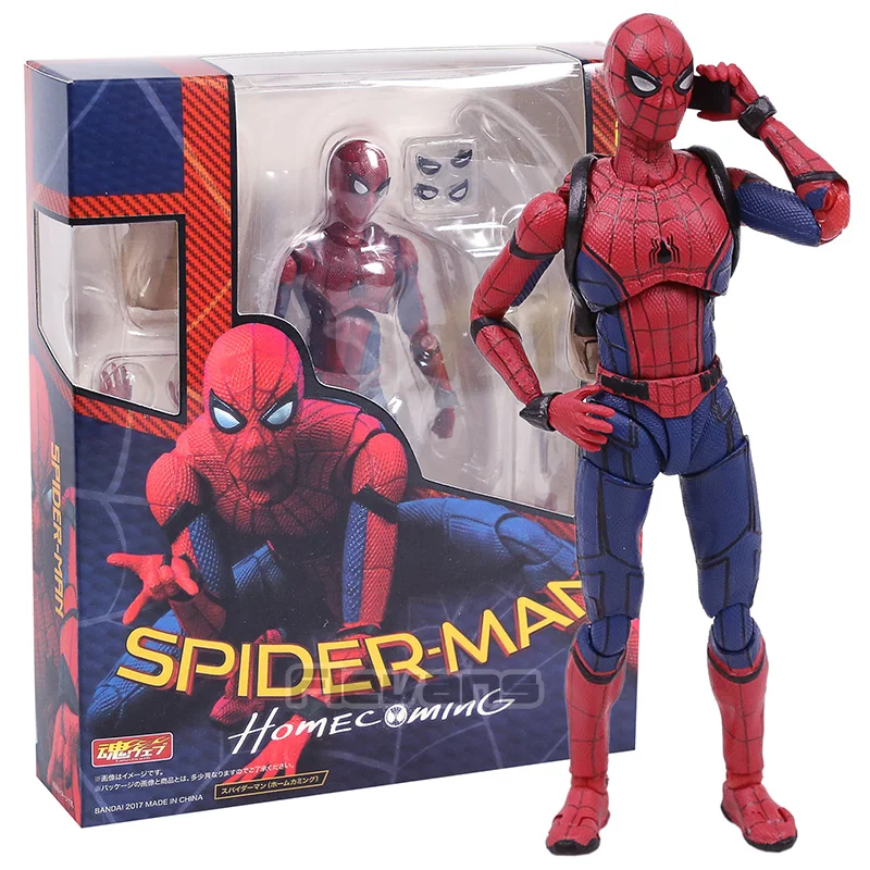 SHF Spider Man Homecoming Spiderman PVC Action Figure Collectible Model Toy