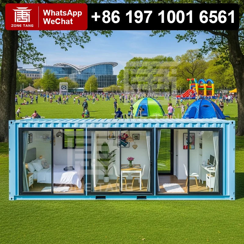 

Building Flat Pack House Vacation Retreat Dormitory Container Home Tiny Container Homes Small House Manufactured Homes Buildings