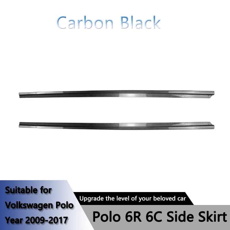 مناسبة لفولكس واجن بولو MK5 6R 6C 2009-2017 تنورة جانبية حزمة صغيرة سبويلر تعديل متقاطع #5
