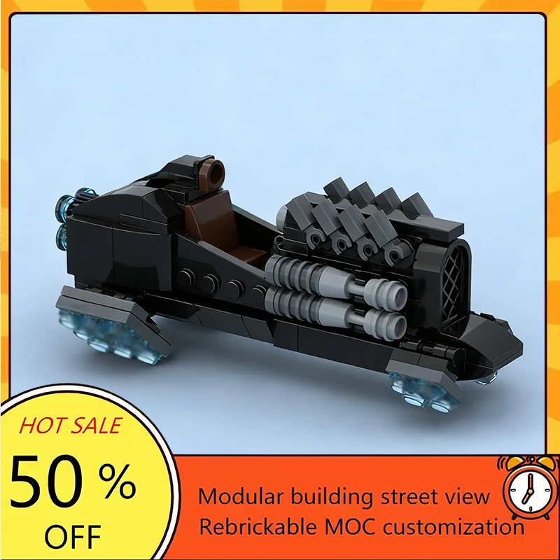 

Набор для сборки модульного ховеркара из 212 деталей по мотивам популярного фильма «Звездные войны», конструктор MOC, технологичный подарок, праздничный набор для детей