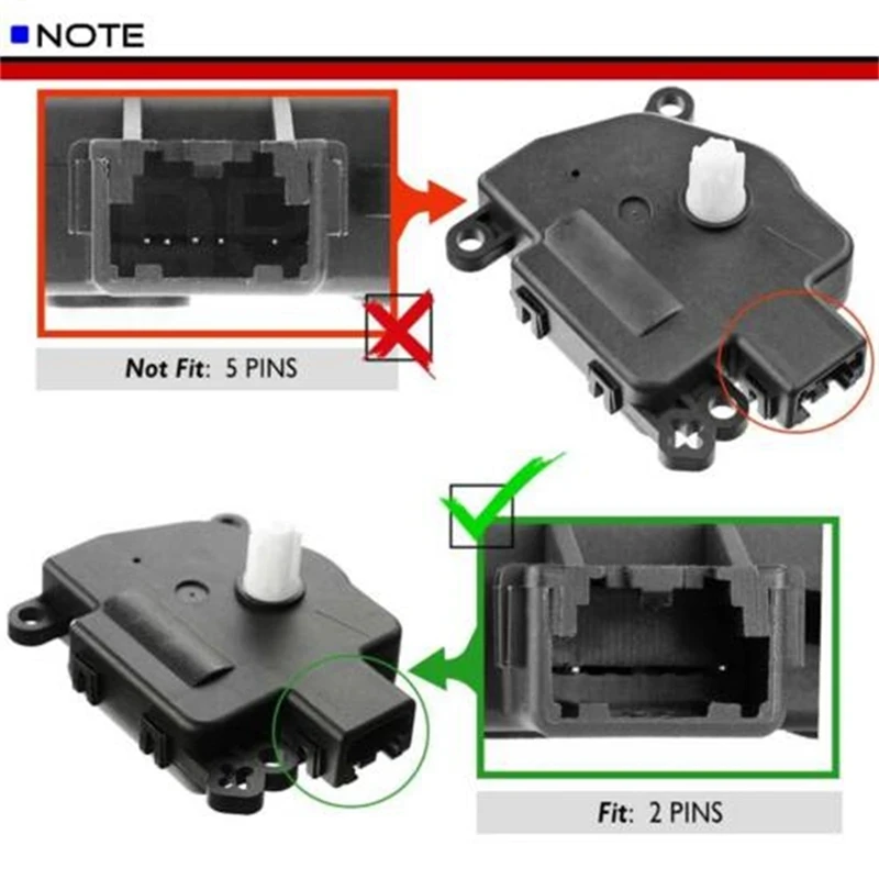 604-251 HVAC Heater Blend Air Door Actuator For Ford Fiesta 2011 2012 2013 2014 2015 2016 2017 2018 BE8Z19E616A