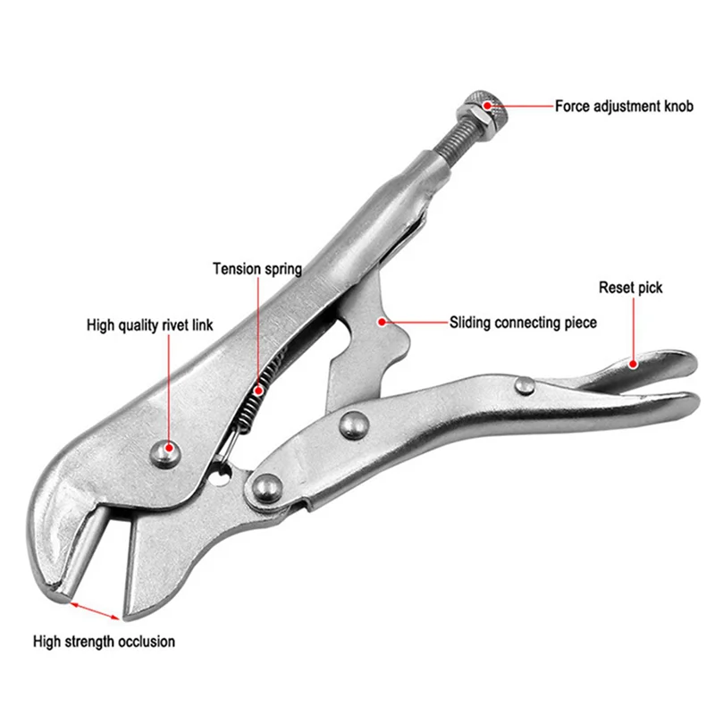 

【Hot Cake】2X Locking Pinch Off Pliers Crimping Tool Refrigeration Tool For Sealing Plier Fridge Copper Pipe Tube Tool