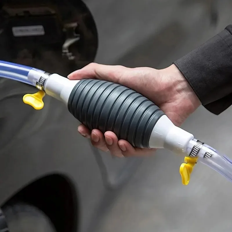 

1PCS Oil extractor oil tank Car Fuel Gas Hand Primer Manual Pump Fuel Line Pump Fuel Pumps Car Tool Transfer Primer