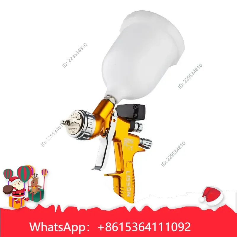 1pc for TE20 HVLP Wet Primer 2K Direct Gloss Coat Air Car Spray Gun 1.3mm Nozzle Forged Compatible For Model，practical use