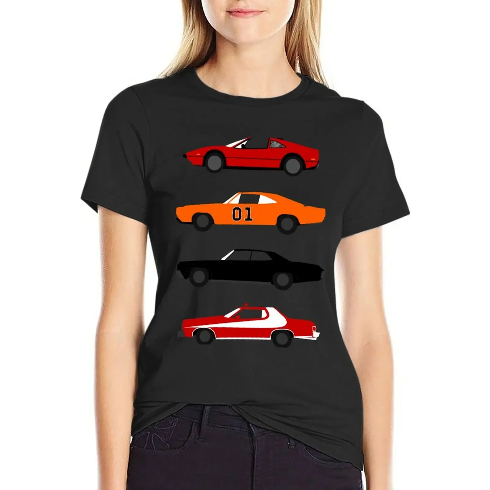 

The Car's The TV Star T-Shirt customizeds plain female cat shirts for Women