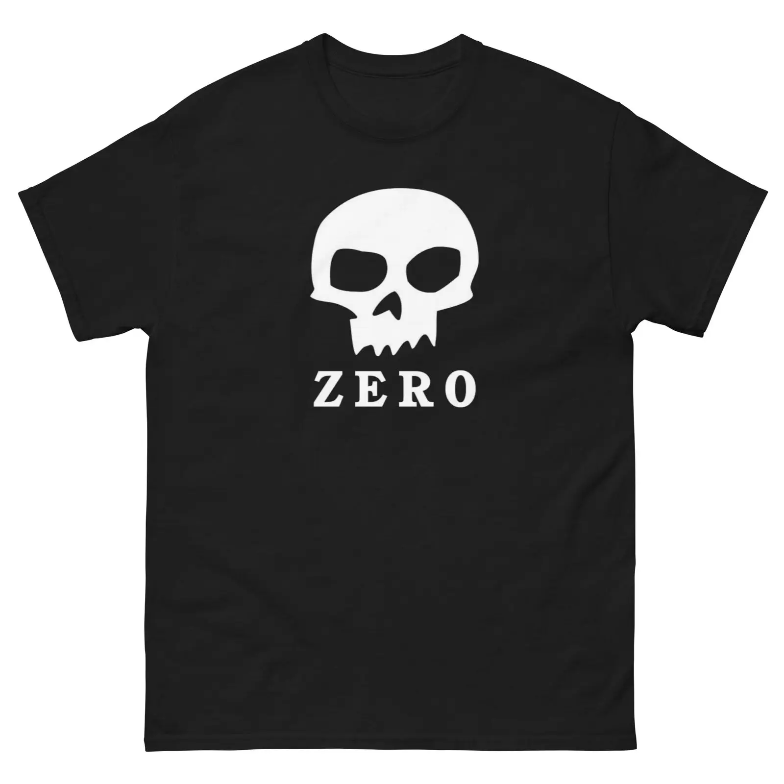 Zero Skate Skateboards Skull Retro Skateboarding T Shirt Designs