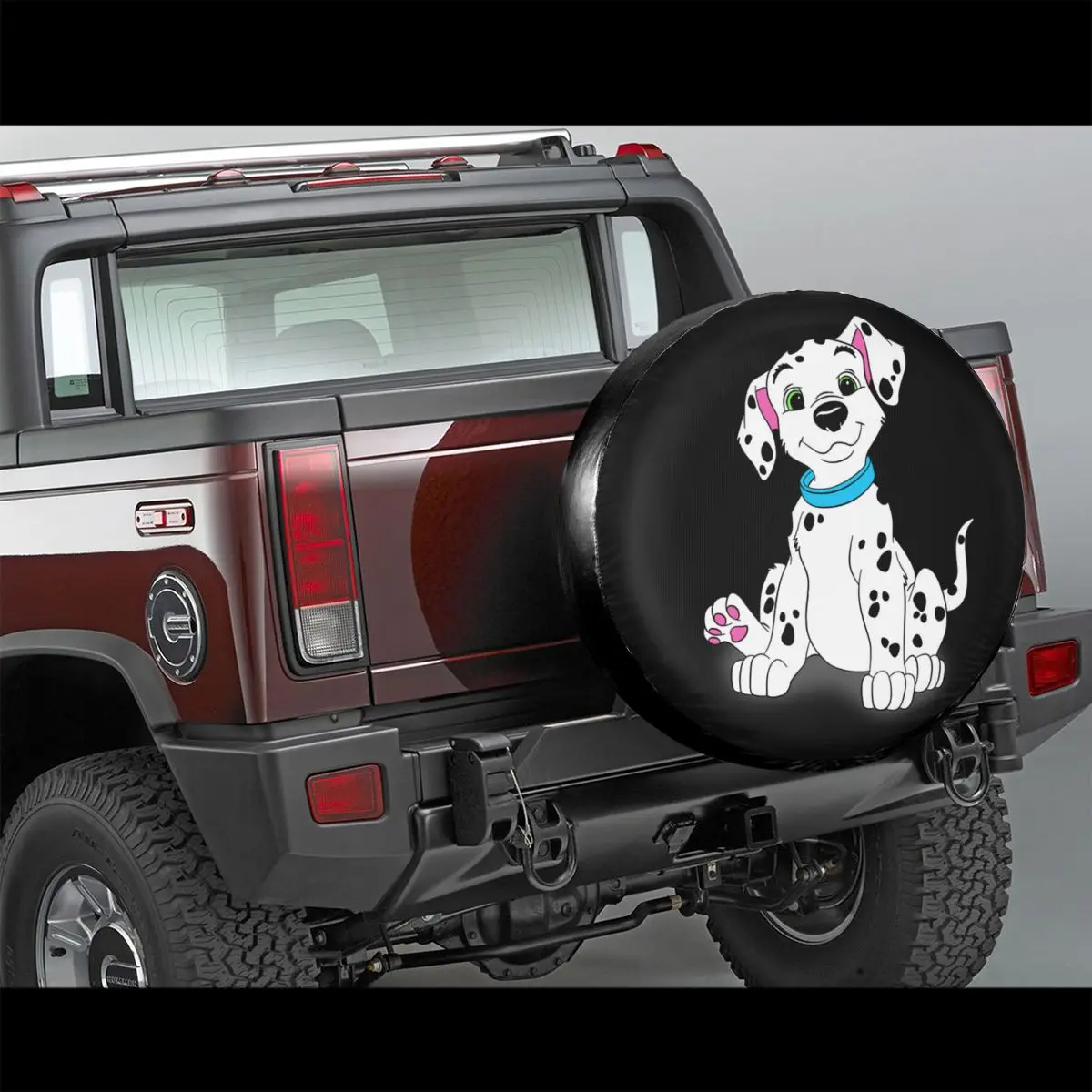 Dalmatian Dog Puppy Spare Wheel Tire Cover Case Bag Pouch for Jeep Pajero Dog Pet Dust-Proof Vehicle Accessories 14