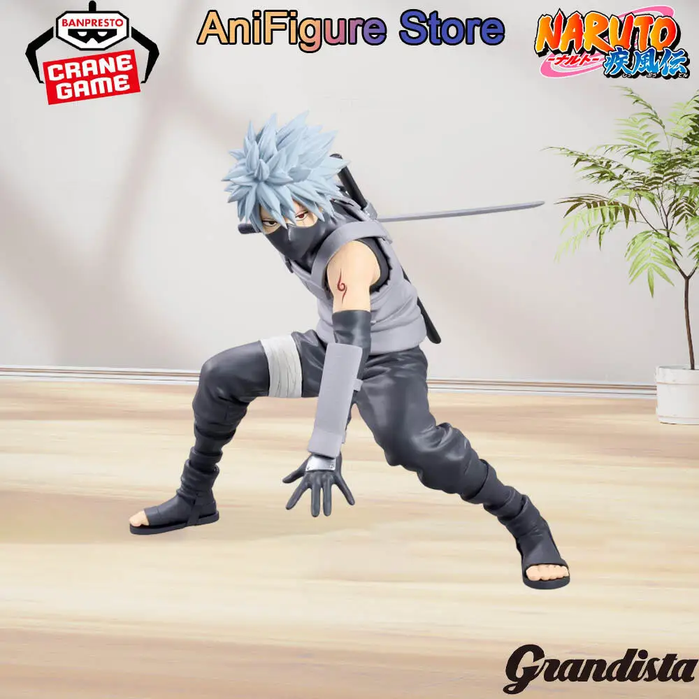 Figura Coleccionable Original Banpresto Grandista Naruto Shippuden HATAKE KAKASHI Versión ANBU, Modelo de Anime en Stock